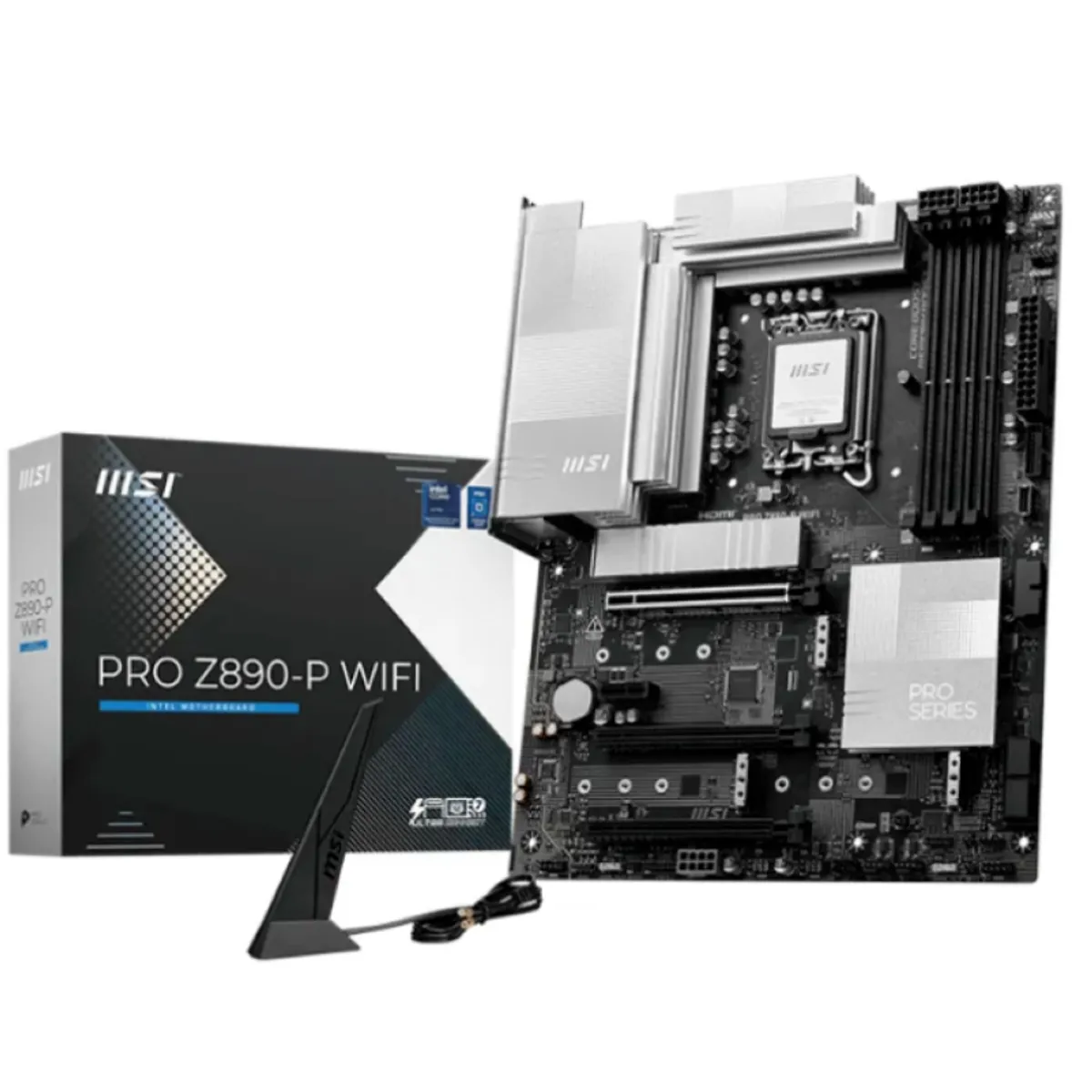 MSI - M/B Socket LGA 1851 (Intel) - MSI PRO Z890-P WIFI - 4x DDR5 ATX WIFI