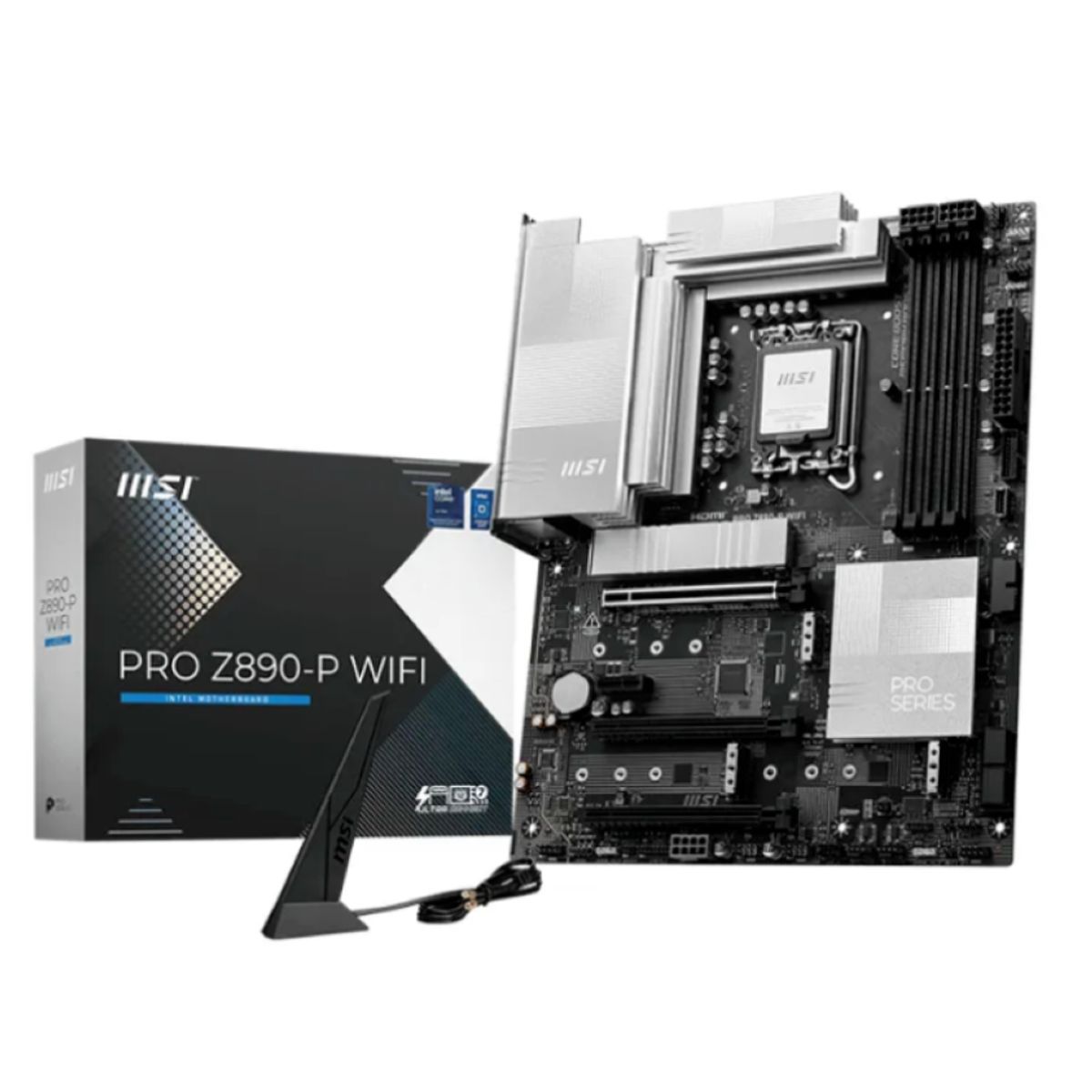 MSI - M/B Socket LGA 1851 (Intel) - MSI PRO Z890-P WIFI - 4x DDR5 ATX WIFI