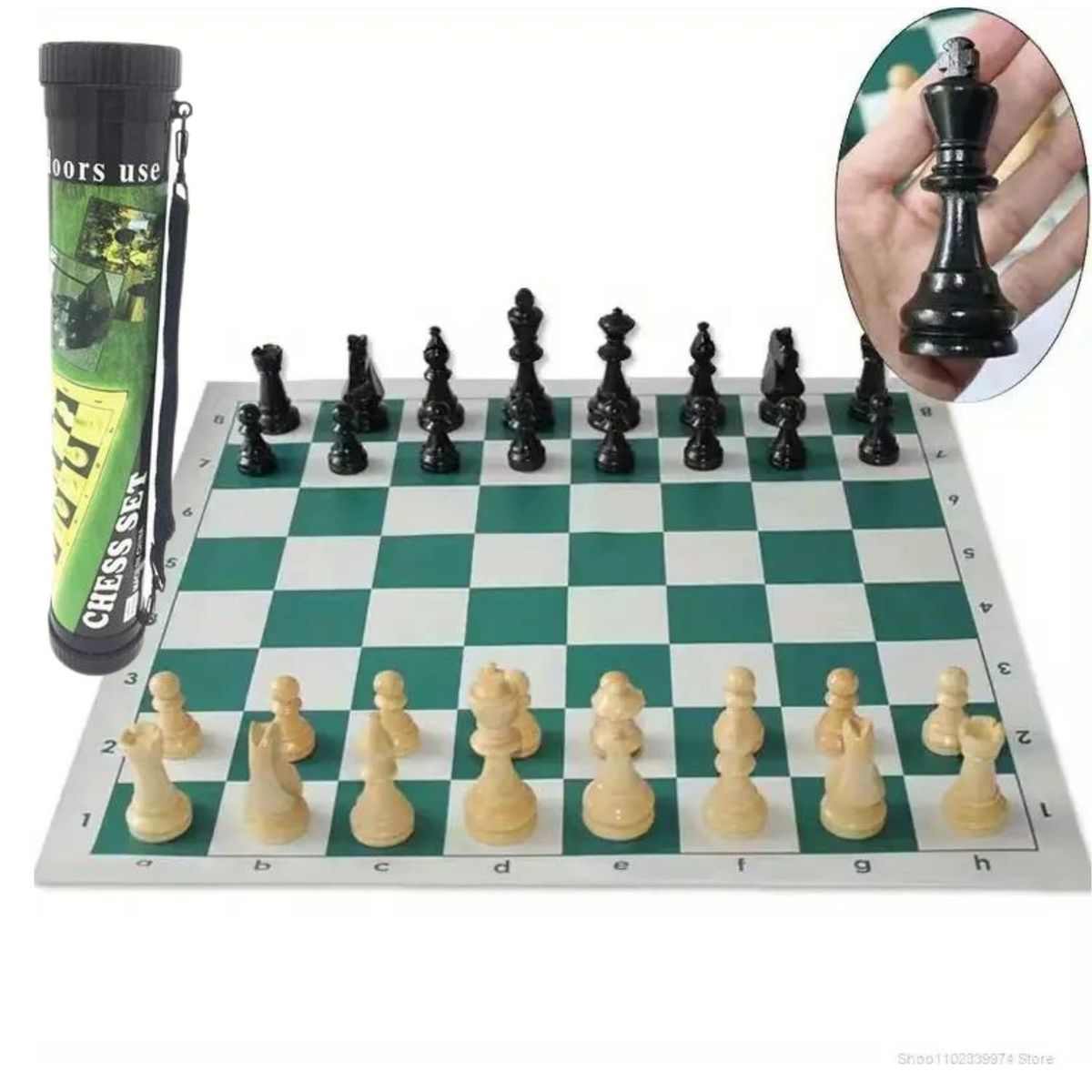 GENERICO - AJEDREZ PROFES ENROLLABLE IMPERMEABLE 45Cms MX86