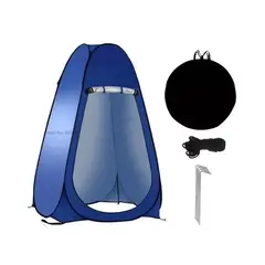 GENERICO - Carpa Caseta Baño Automática Camping Outdoor 1P Azul