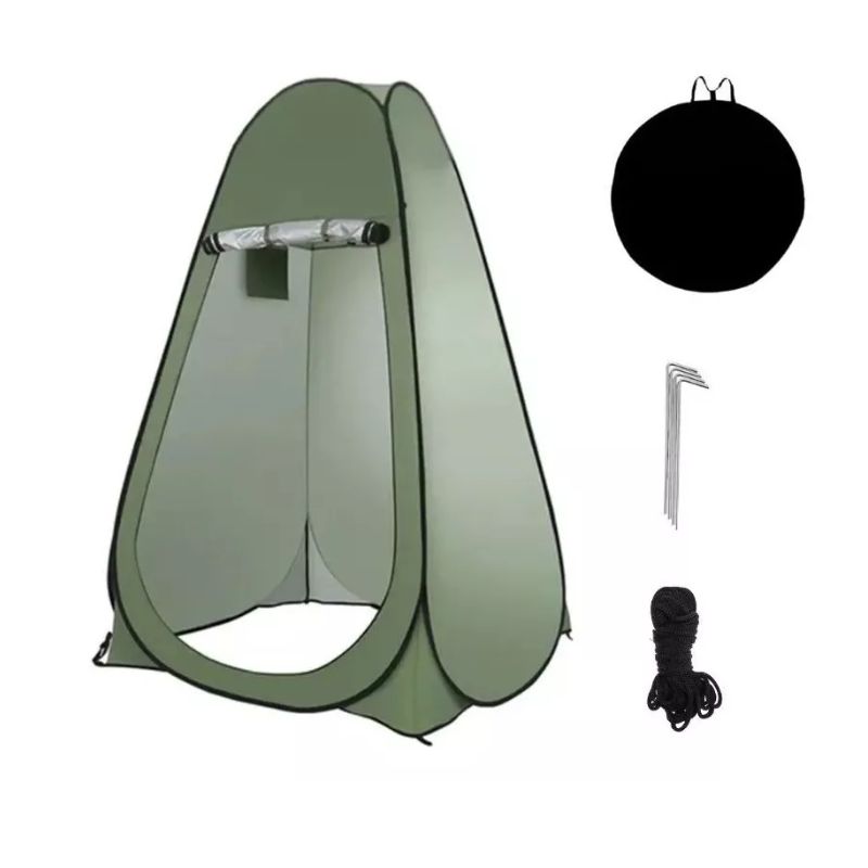 GENERICO - Carpa Caseta Baño  Automática Camping Outdoor 1P Verde