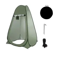 GENERICO - Carpa Caseta Baño Automática Camping Outdoor 1P Verde