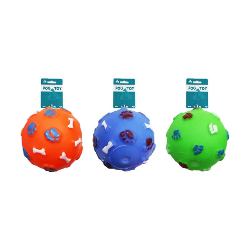 GENERICO - Bola De Hueso Y Huella Pequeña 8cm 50g Color Aleatorio