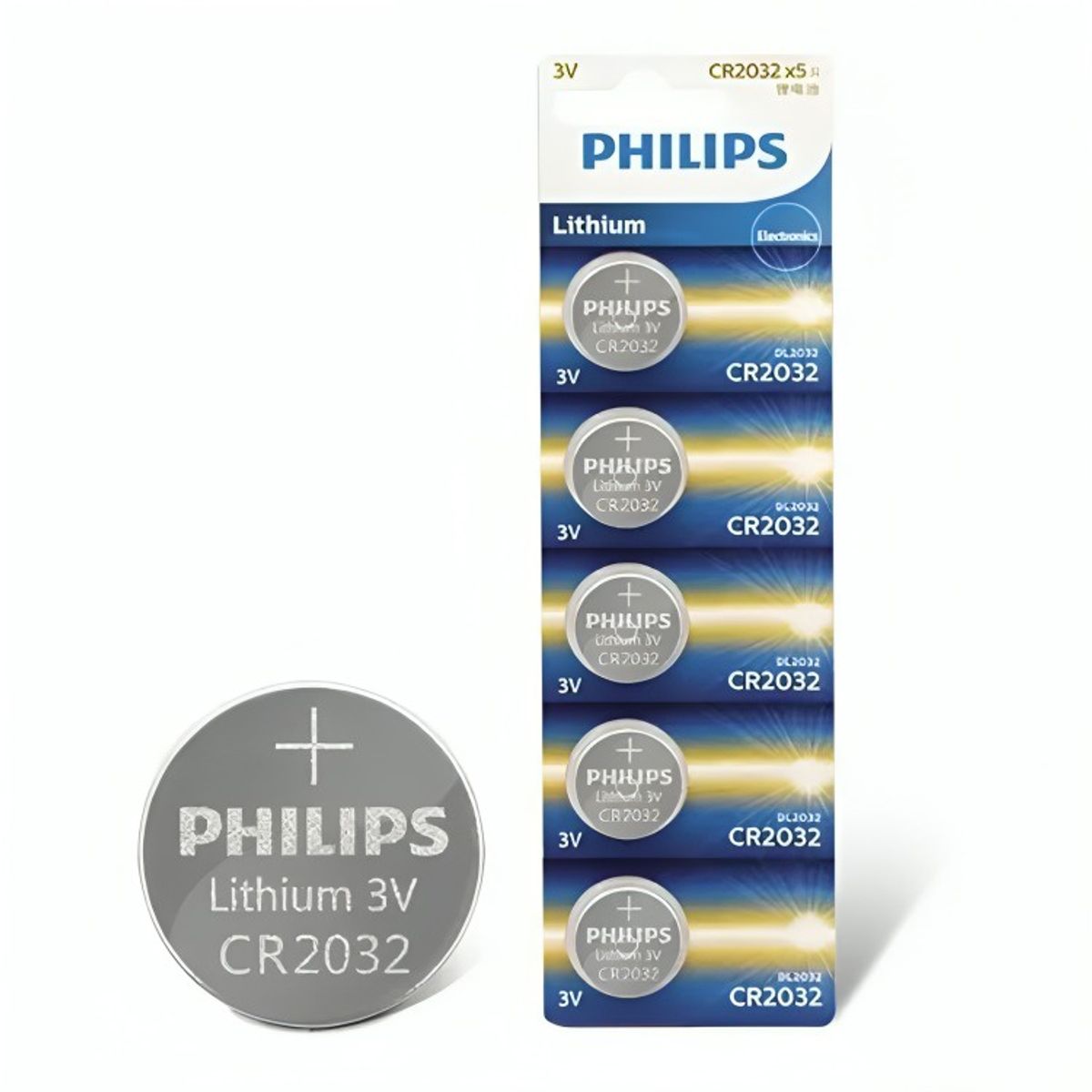 PHILIPS - PILA DE RELOJ PHILIPS CR-2032