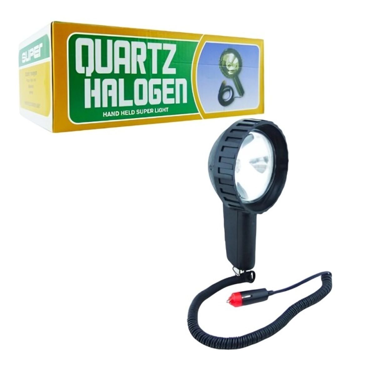 OEM - Foco Busca Camino Auto 12V Cable Retráctil