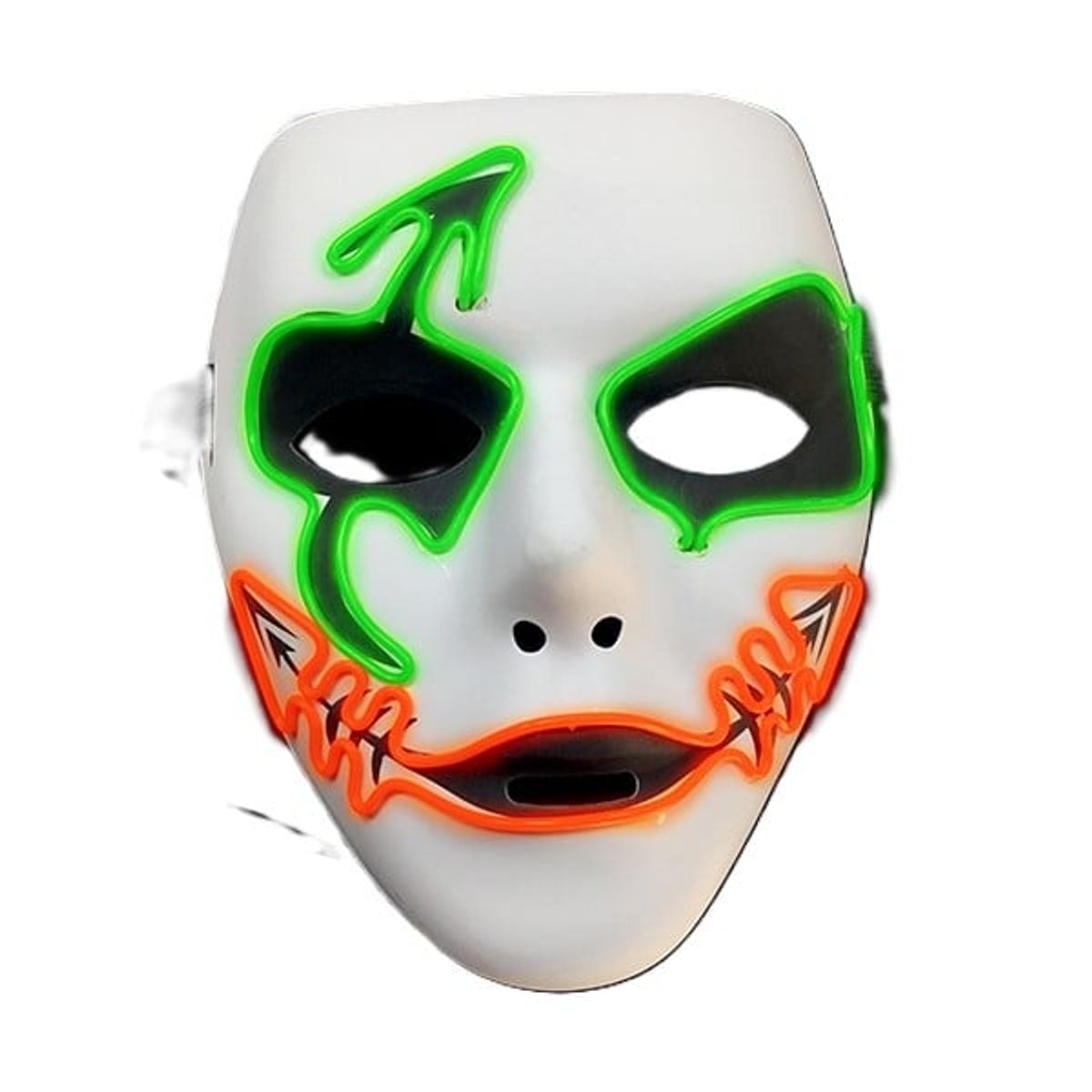 GENERICO - MASCARA LED PAYASO X1 UNI