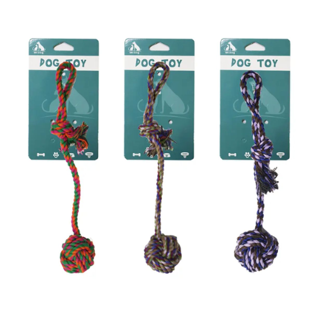 GENERICO - Bola Colgante De Cuerda Trenzada Pequeña 38cm 80g