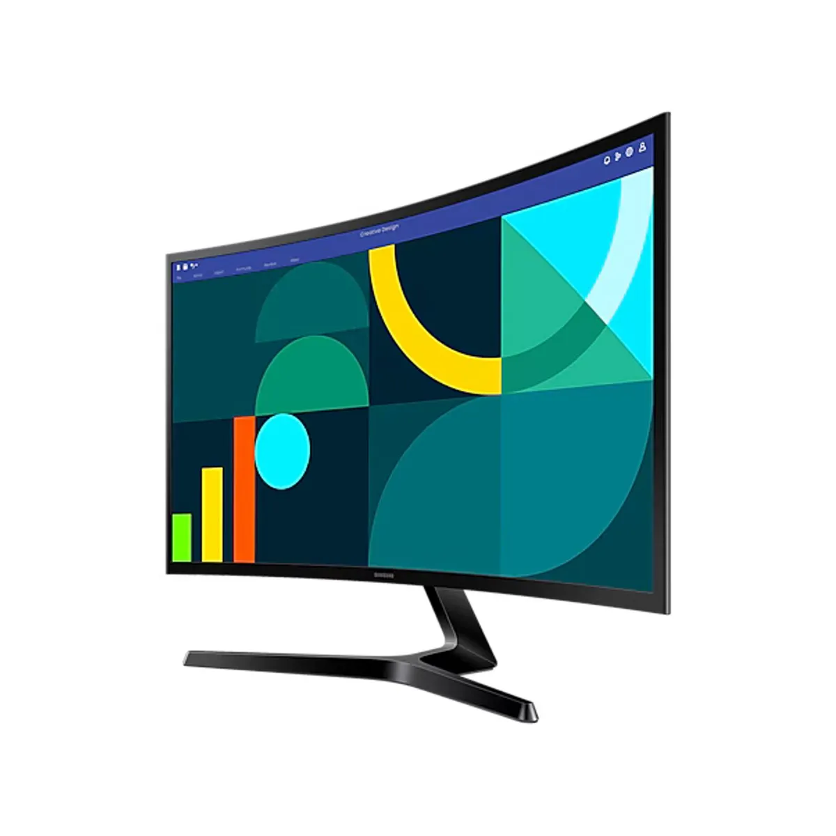 SAMSUNG - Monitor Curvo Samsung Essential S3 27in 100Hz 4ms FHD Vesa