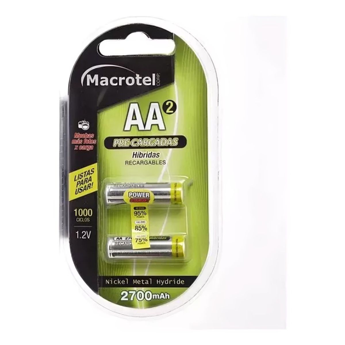 MACROTEL - PILA RECARGABLE MACROTEL MW-2702