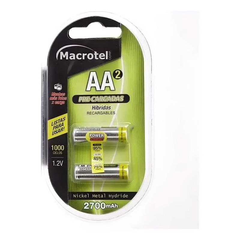 MACROTEL - PILA RECARGABLE MACROTEL MW-2702