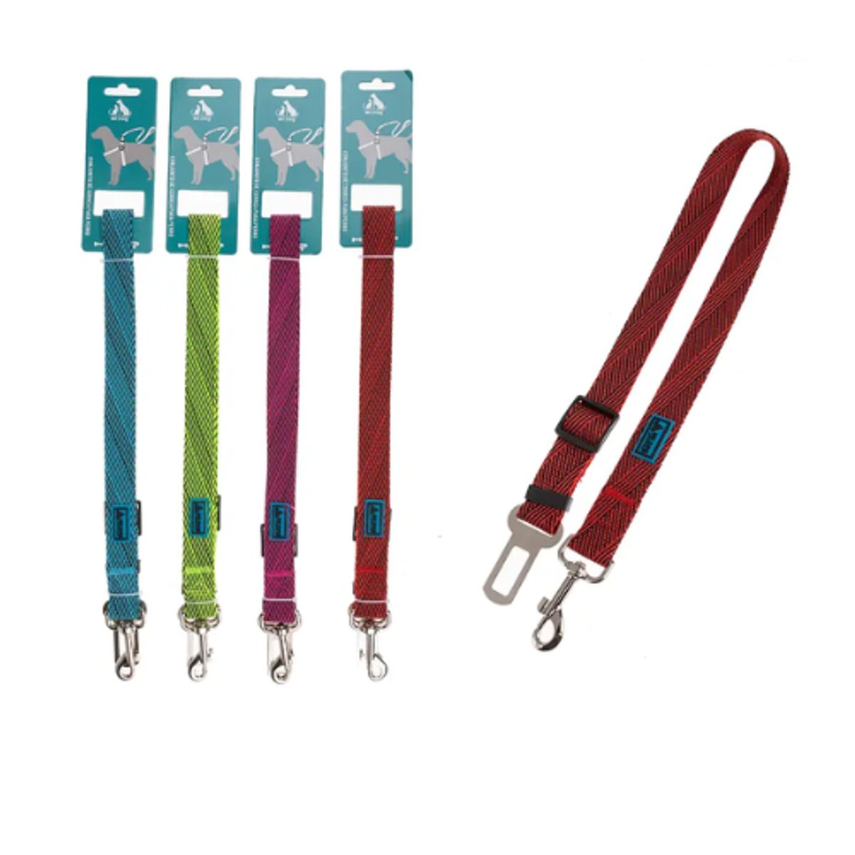 GENERICO - Cinturón De Seguridad Para Mascota Color Aleatorio