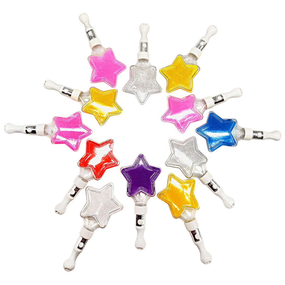 GENERICO - STICK ESTRELLA LED X12 UNI