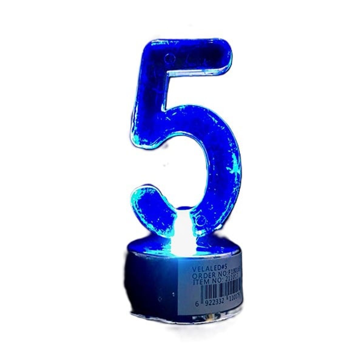 GENERICO - VELA LED N? 5 X1 UNI