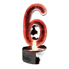 GENERICO - VELA LED N? 6 X1 UNI