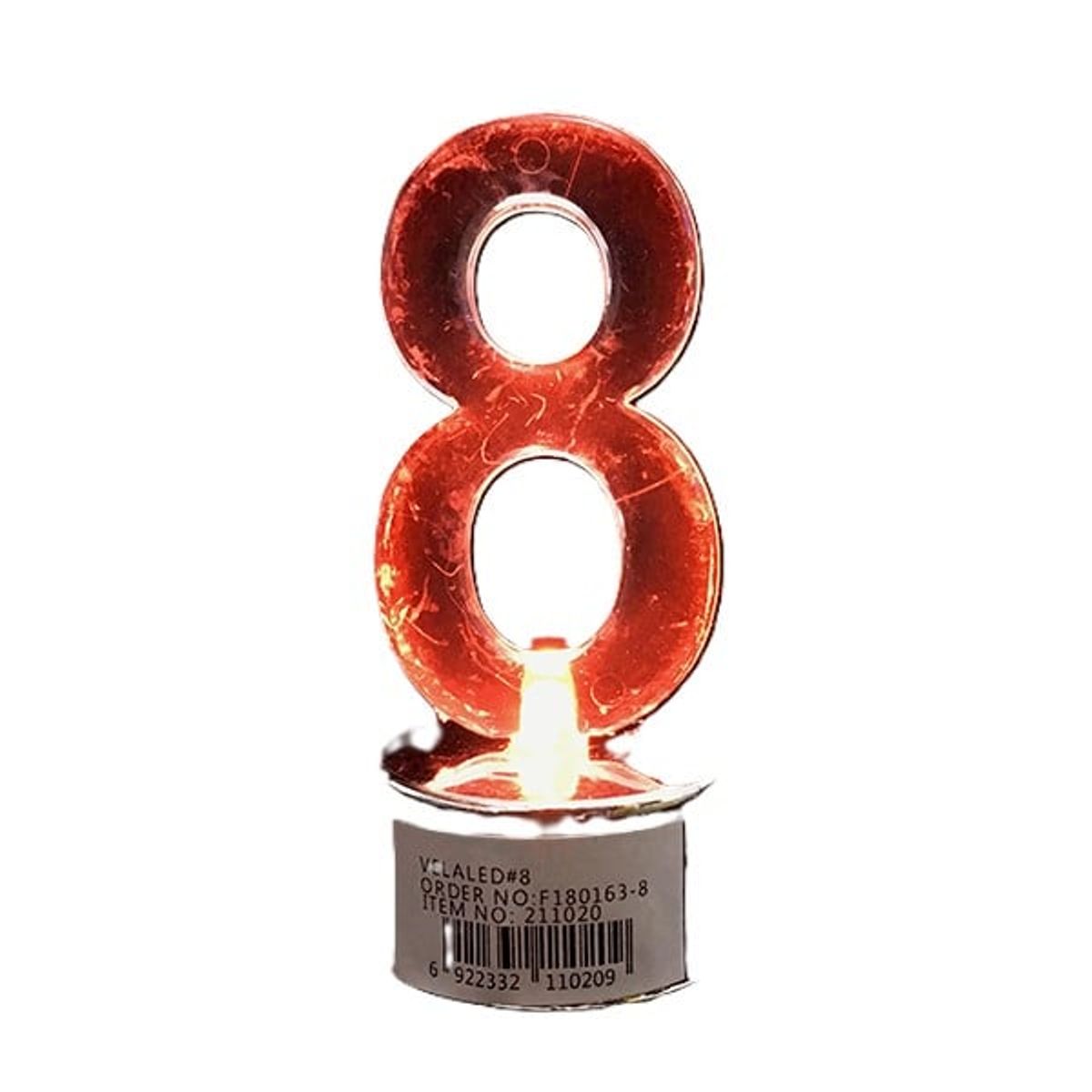 GENERICO - VELA LED N? 8 X1 UNI