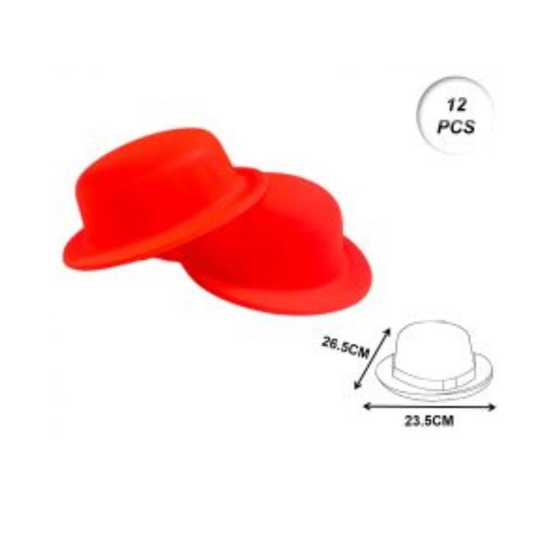 GENERICO - ACCESORIOS PARA FIESTA 12 PCS 23 CM X 26 CM