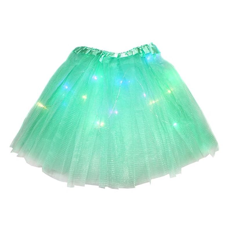 GENERICO - FALDA BALLERINA LED MENTA X1 UNI