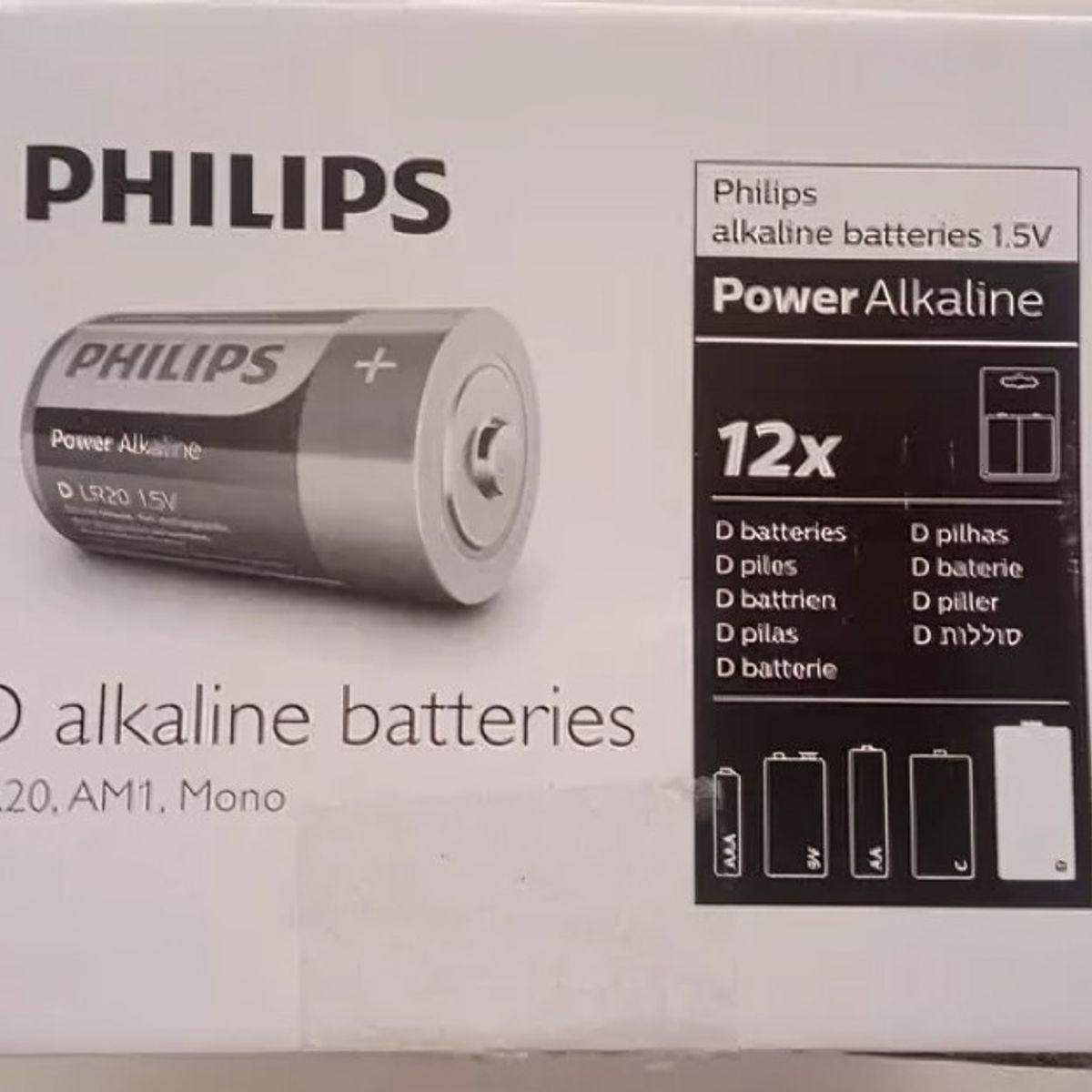 PHILIPS - PILA DE CARBON PHILIPS D