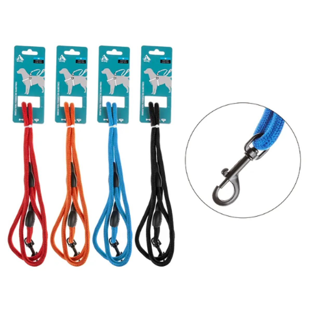 GENERICO - Correa Redonda Para Mascota 0 8cm 1 2m Color Aleatorio