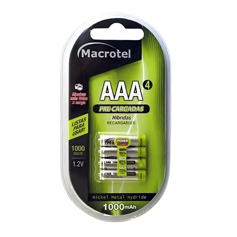 MACROTEL - PILA RECARGABLE MACROTEL MW-800
