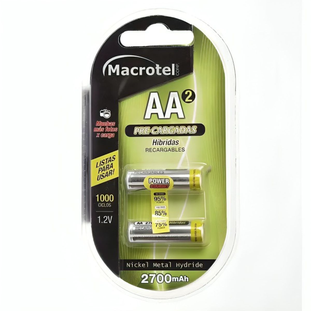 MACROTEL - PILA RECARGABLE MACROTEL MW-1000