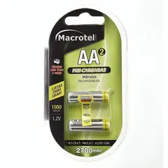 MACROTEL - PILA RECARGABLE MW-1000