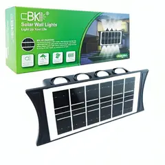 OEM - Aplique Solar 8 LED Duo Color BK-8 para Muro