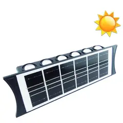 OEM - Aplique Solar 12 LED Duo Color CBK-12 Muro
