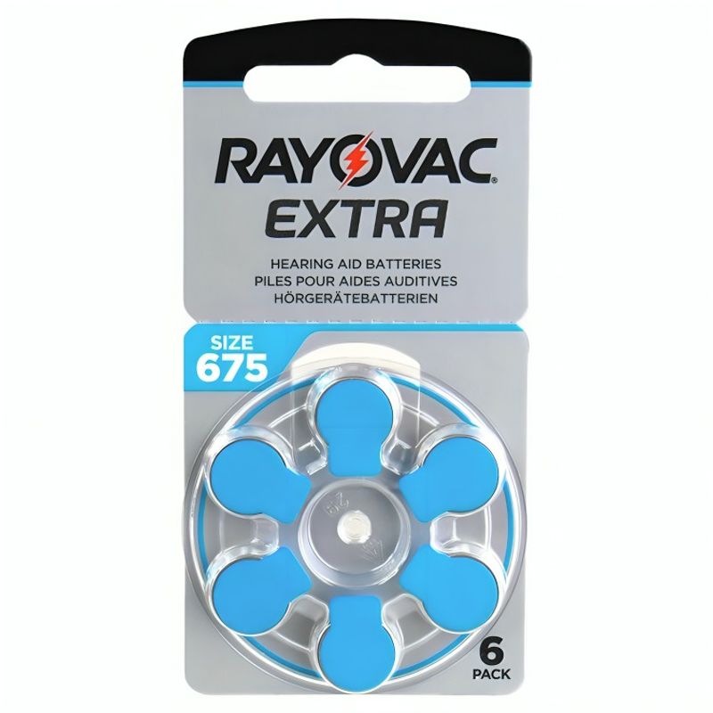 RAYOVAC - PILA  AUDIOLOGICA ROYOVAC  675 RAYOVAC