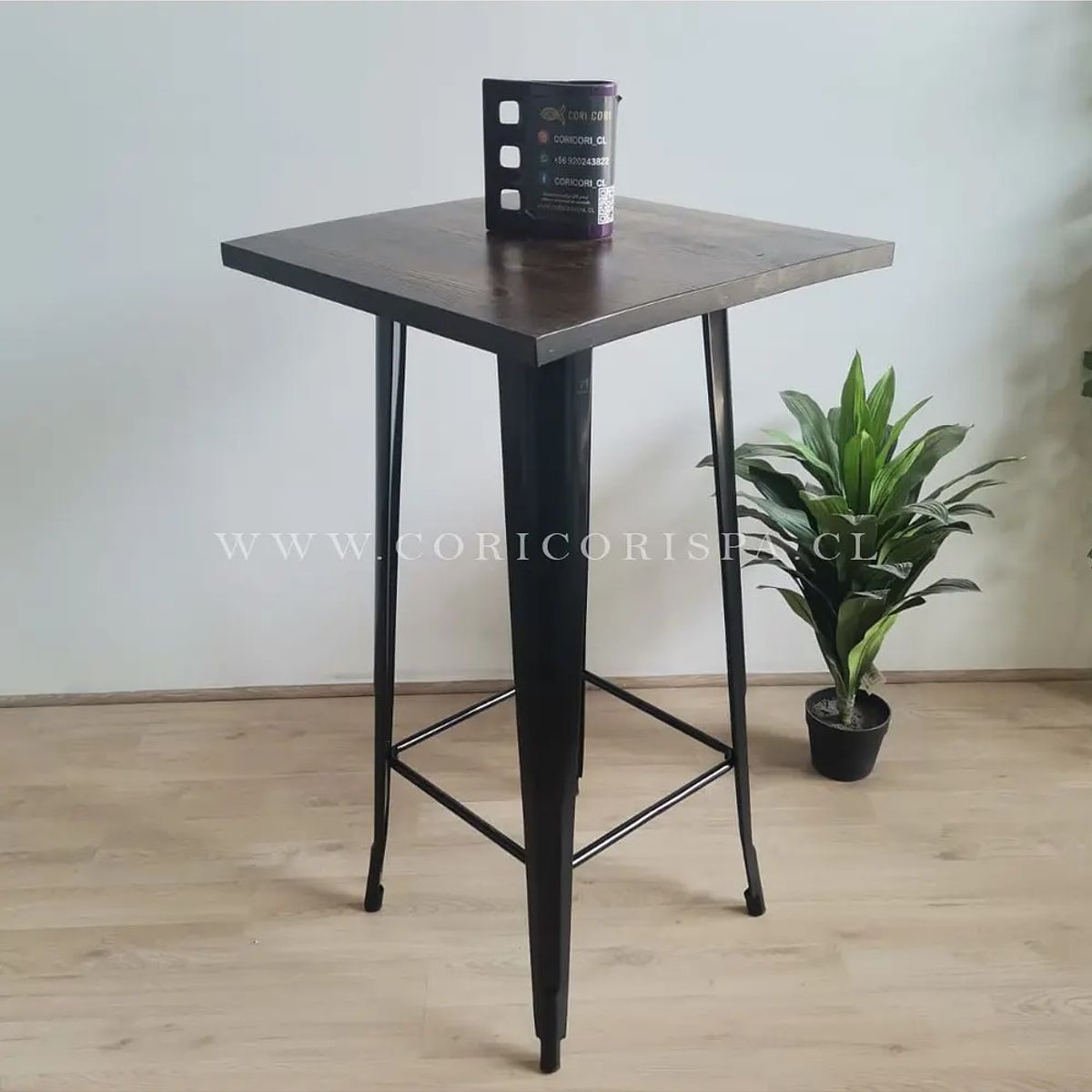 CORI CORI - Mesa Tolix Bar Negra