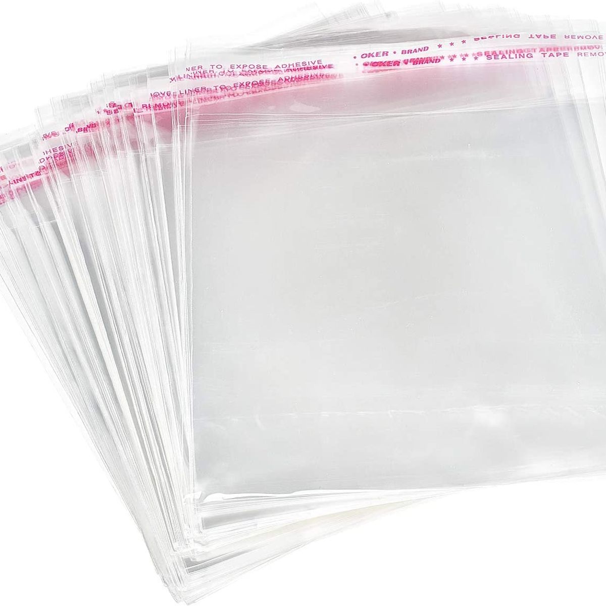 KUANGYE - Bolsa Tipo Celofán Cierre Con Adhesivo 10x15 Cms 1000 Unds