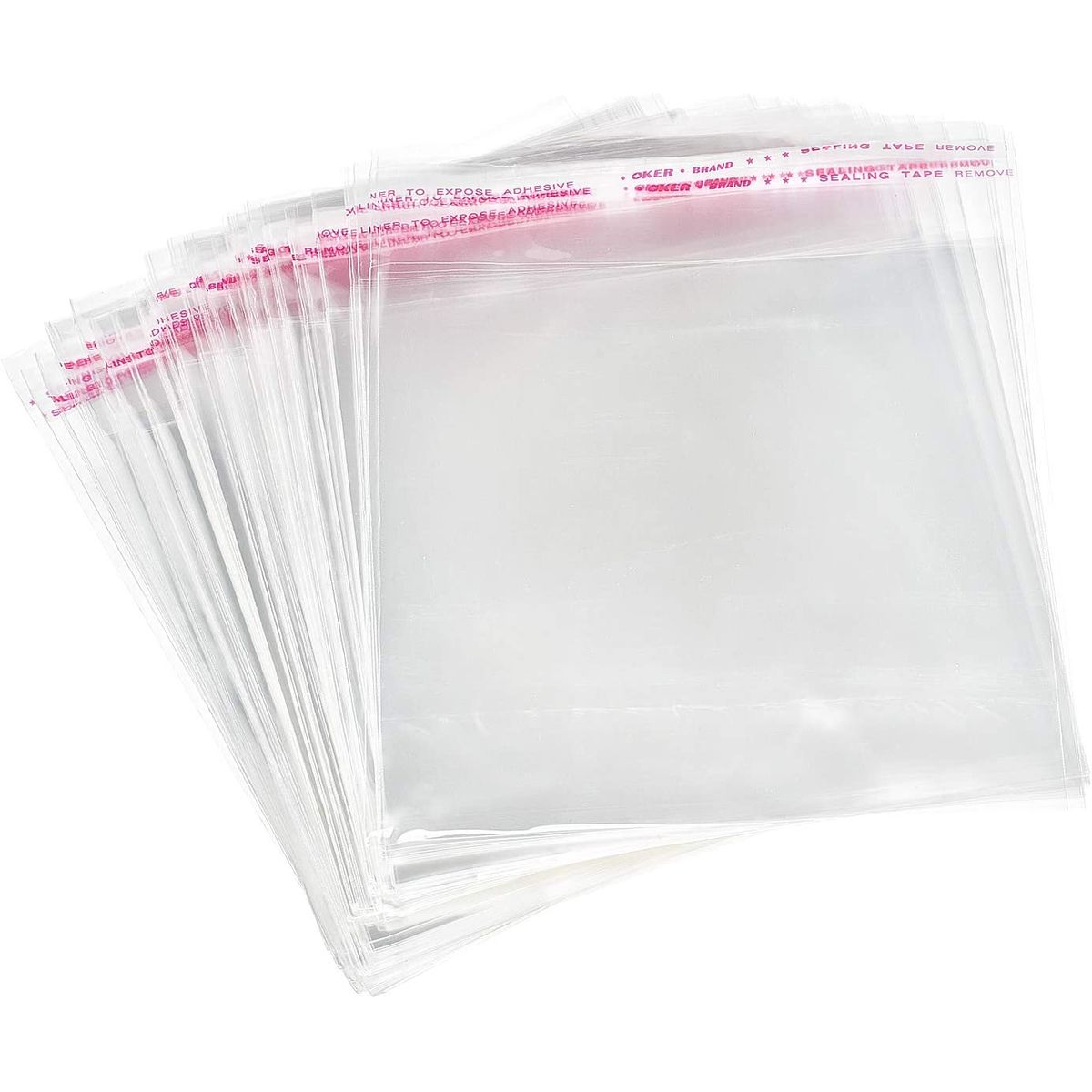 KUANGYE - Bolsa Tipo Celofán Cierre Con Adhesivo 10x15 Cms 1000 Unds