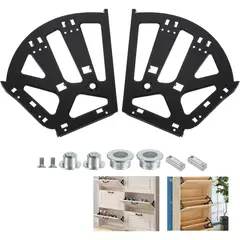 KUANGYE - Bisagras Soportes Para Mueble Zapatero De 3 Filas