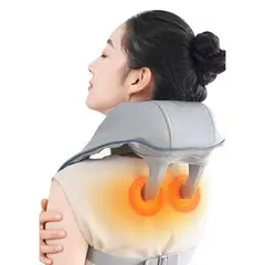 BAZUCA - Masajeador De Cuello Y Hombros Muscular Electrico Termico Recargable