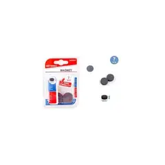 GENERICO - Imán Negro 25 Mm 7 Pcs