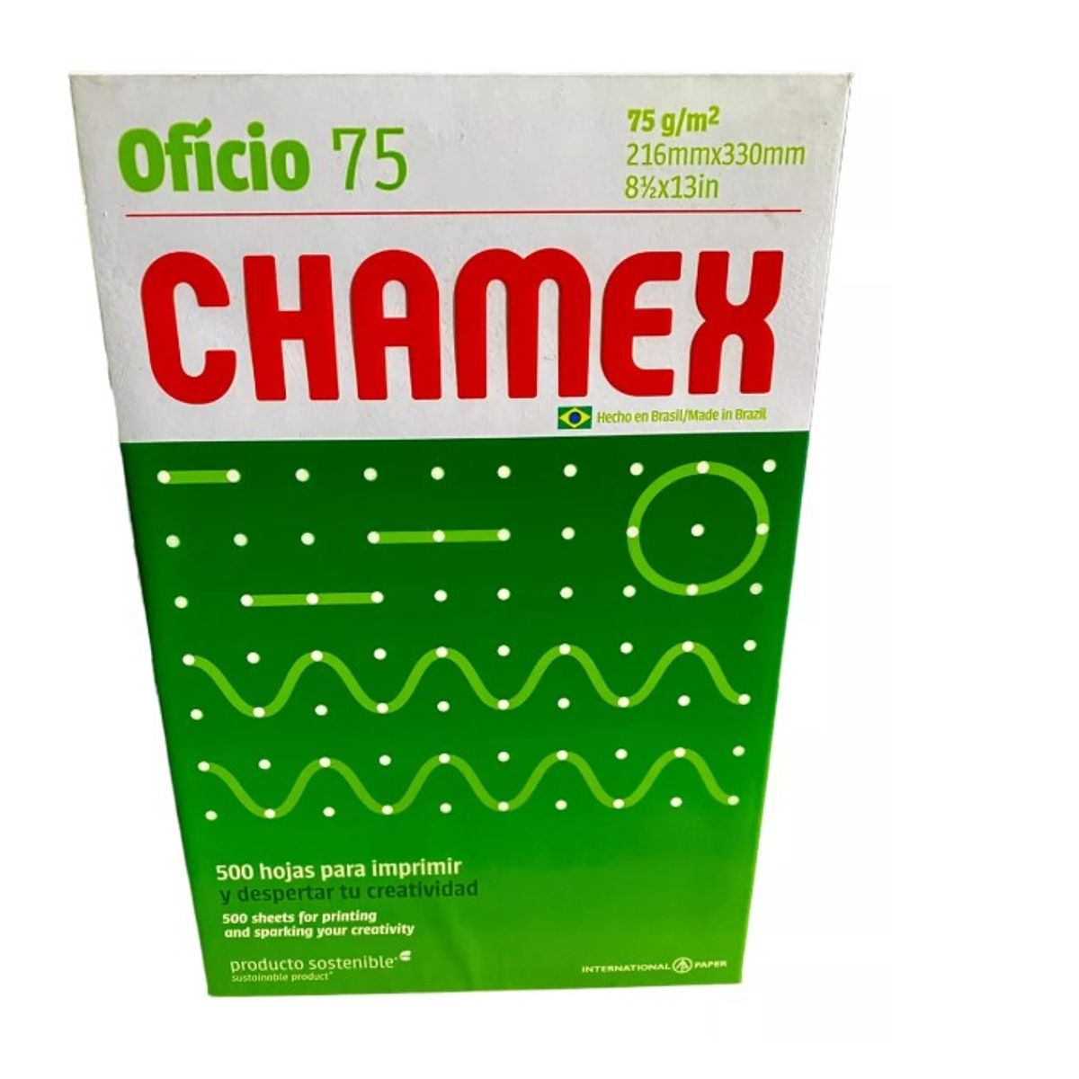 CHAMEX - Resma Papel Tipo Oficio Chamex- 500 Hojas - 75Gr