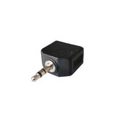 GENERICO - Adaptador Jack Aux 3.5 Mm Macho A 2 Hembra
