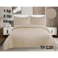 Cubrecamas quilt verano liso 2p