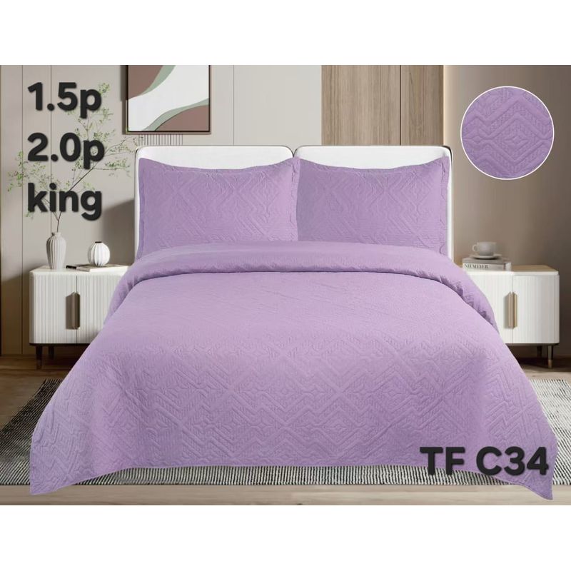 GENERICO - Cubrecamas quilt verano Liso color