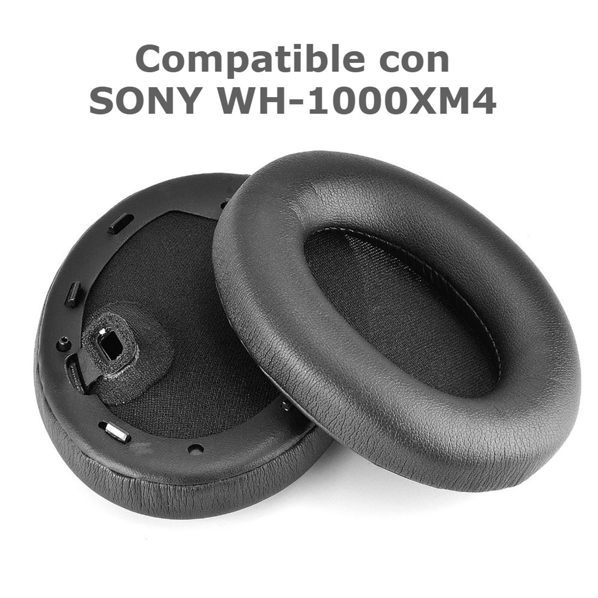 GENERICO - Almohadillas Compatibles con Audifonos WH-1000XM4 - Negro