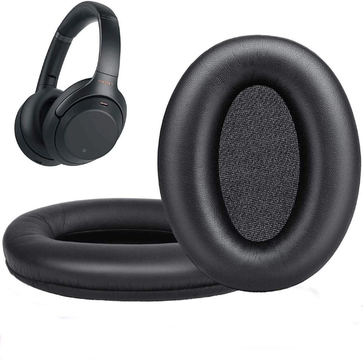 GENERICO - Almohadillas Compatibles con Audifonos WH-1000XM4 - Negro