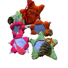 TAROT CHURRUCA OFICIAL - Estrellas rústica adorno para cada ocasión de cemento y yeso