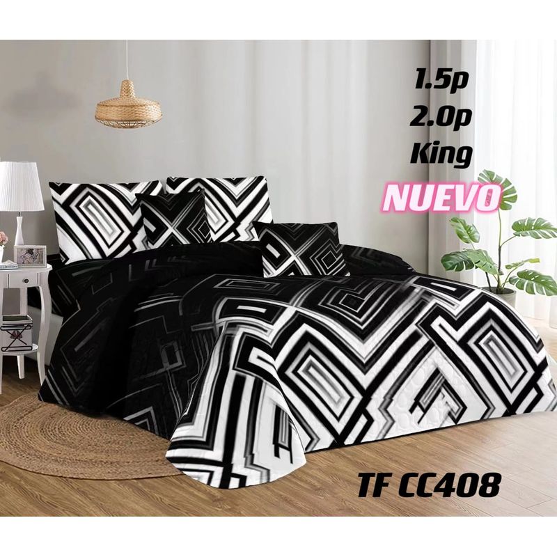 GENERICO - cubrecama quilt verano plaza y media
