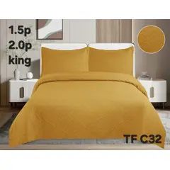 GENERICO - Cubrecamas quilt verano Liso color king