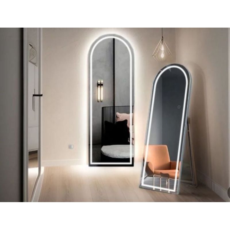 GENERICO - Espejo Cuerpo Entero Luz Led Touch 160x50 cm