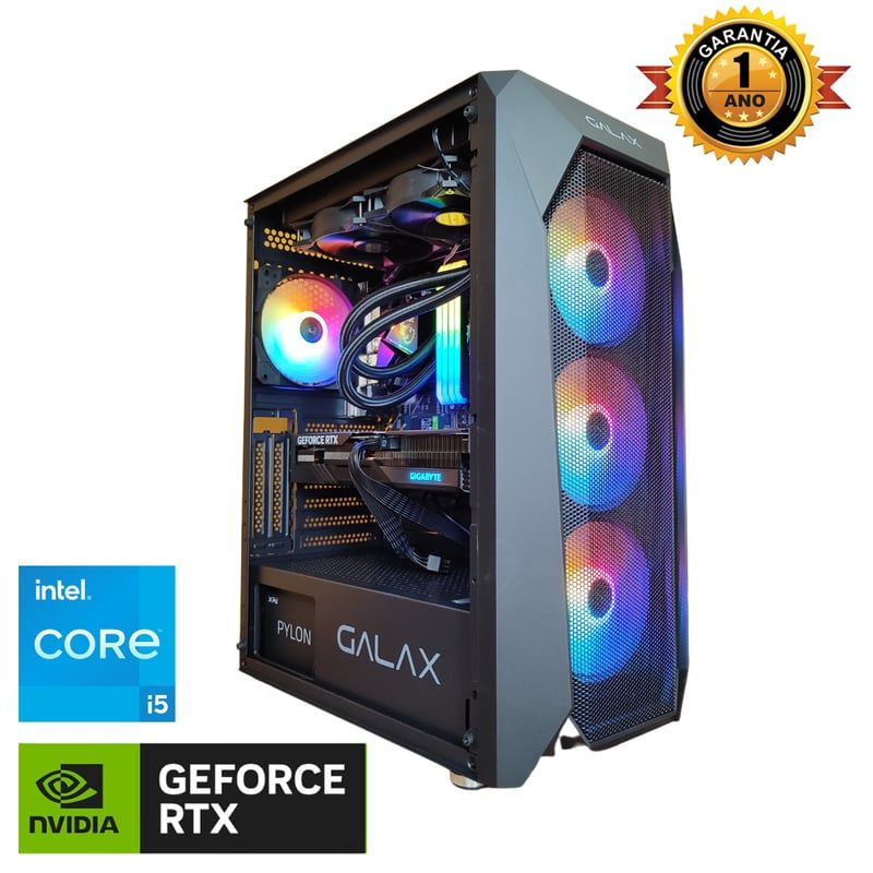 INTEL - PC GAMER Intel I5 12400F, RTX 4070Ti Super, 16 GB RAM, 1 TB SSD M.2, B660