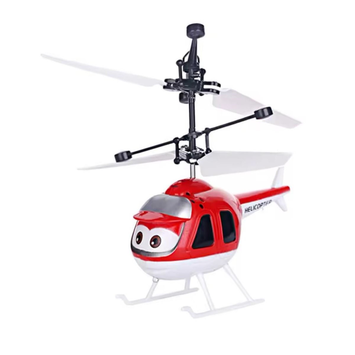 GENERICO - Drone Mini Helicóptero Con Sensor Recargable Juguete Rojo