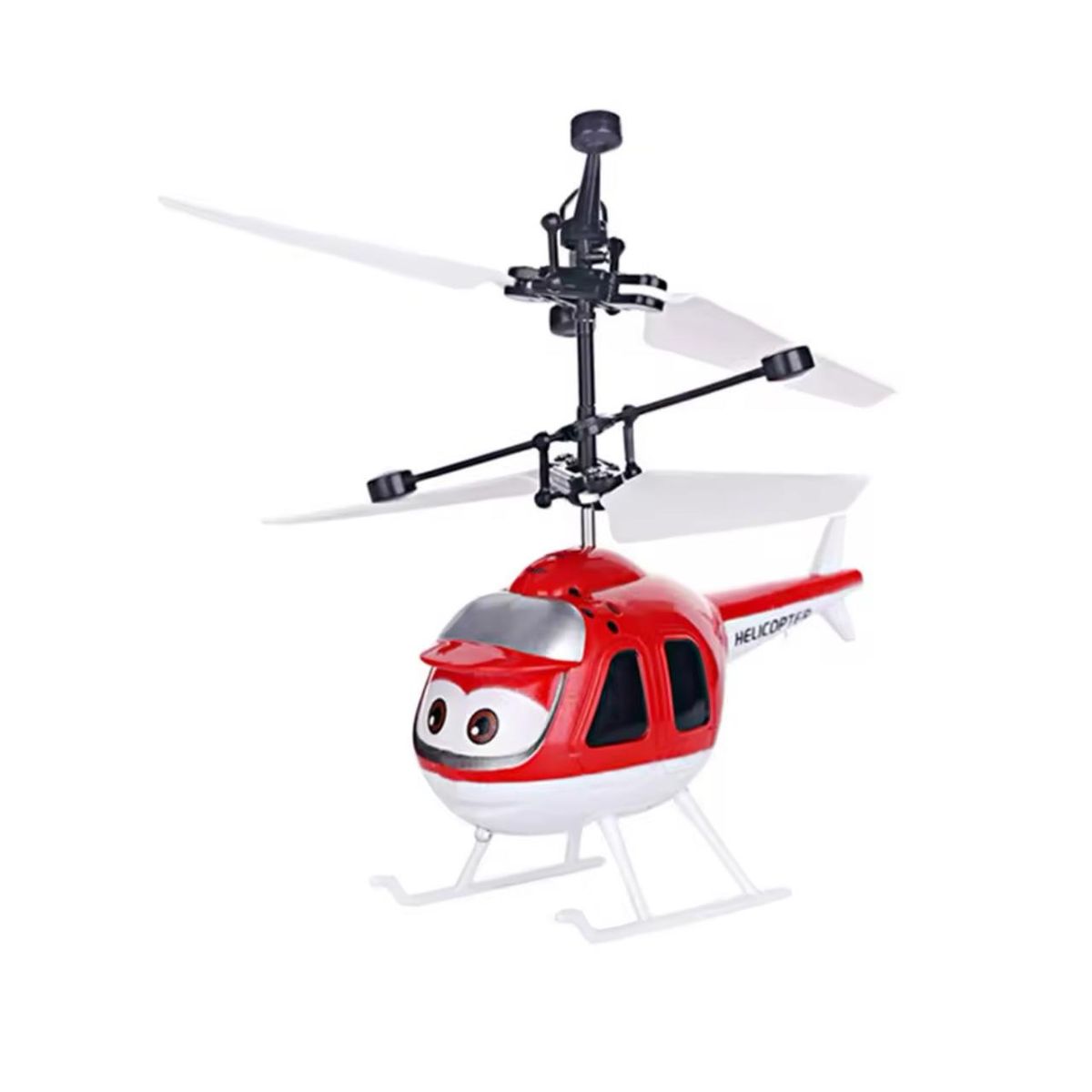 GENERICO - Drone Mini Helicóptero Con Sensor Recargable Juguete Rojo