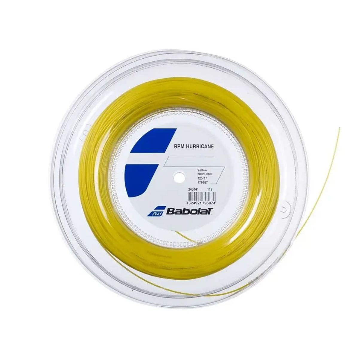 BABOLAT - Rollo De Cuerda Babolat Rpm Hurricane Amarillo 1.25 - 200m