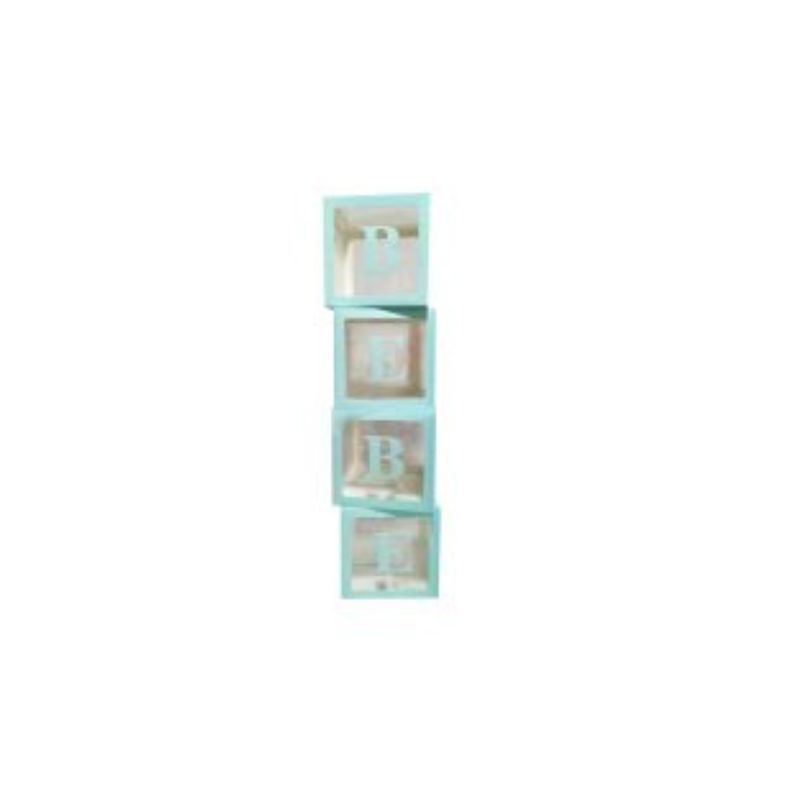GENERICO - CAJAS PARA GLOBOS BEBE 4 PCS